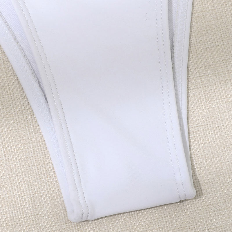 Women's bikini briefs with high leg cut and adjustable side strings Mune Fashion