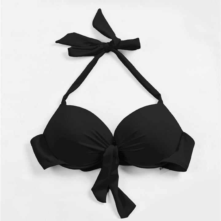 Ladies Push-Up Bikini Top with Elegant Bow Design Mune Fashion