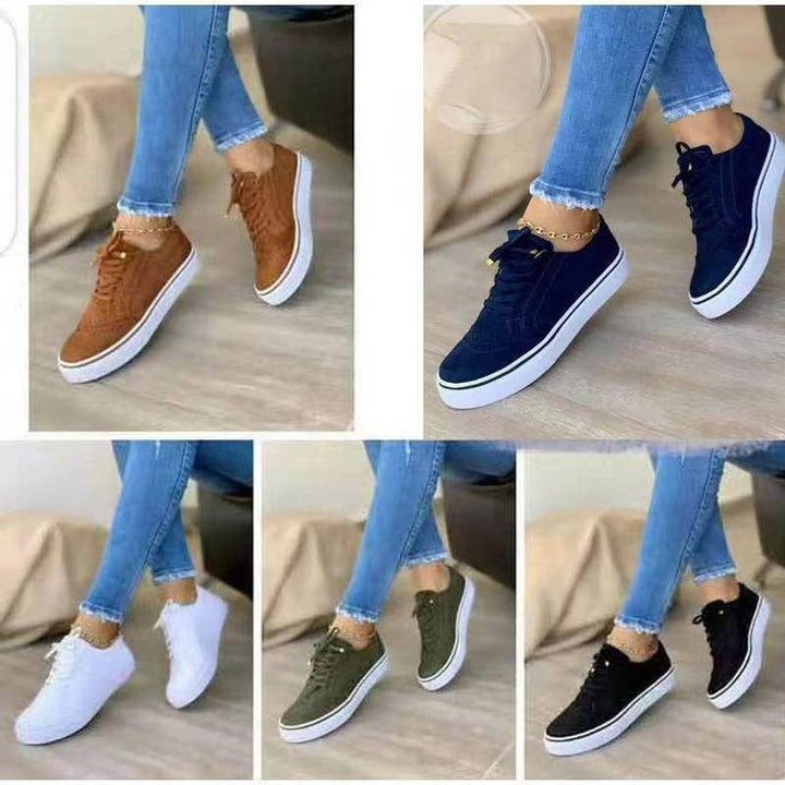 Women’s fashionable sneakers with elegant brogue details Mune Fashion