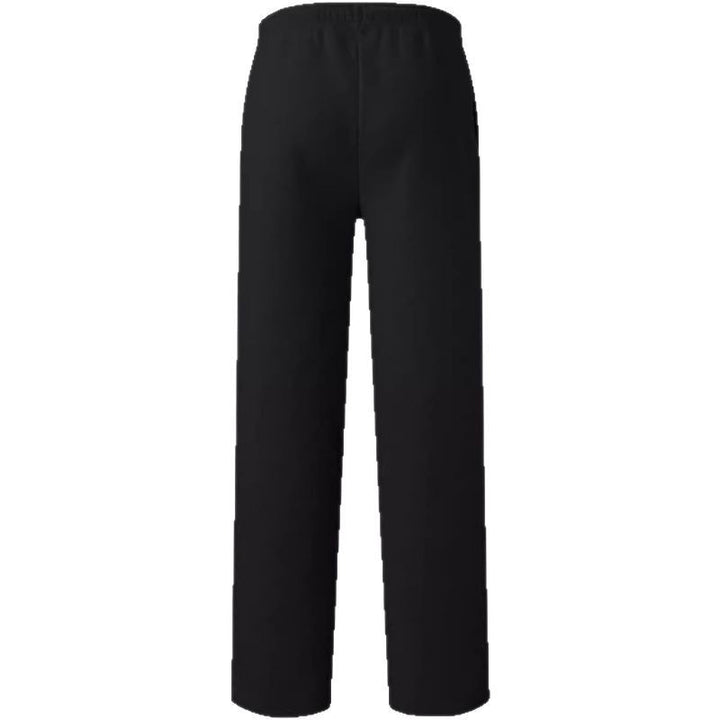 Women's flowing high-waist palazzo lounge pants made of lightweight jersey with elastic waistband and practical side pockets Mune Fashion