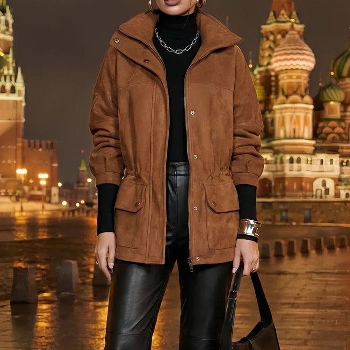 Women's Fashion Oversized Winter Jacket with Drawstring