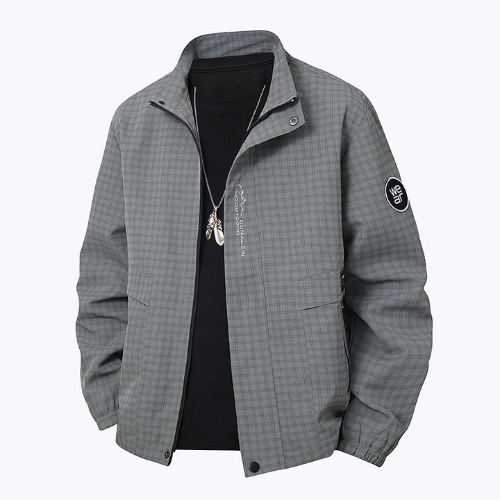 Men's Multifunctional Windbreaker with High Collar Mune Fashion