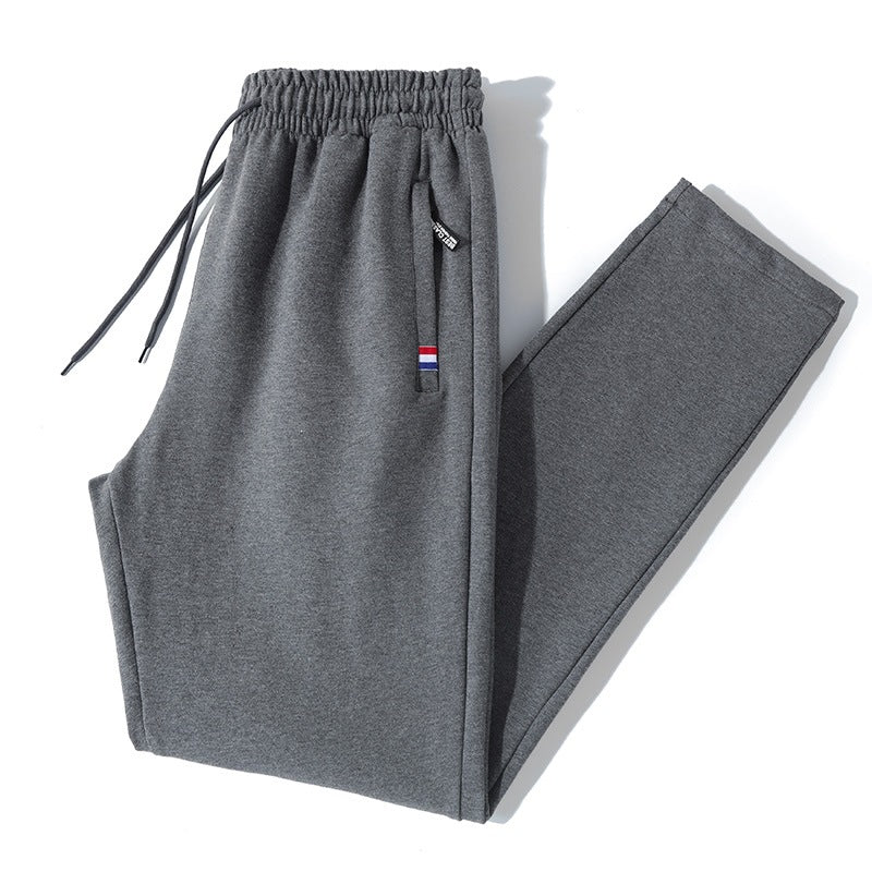 Men's tapered joggers with drawstring, zip pocket & ribbed cuffs Mune Fashion