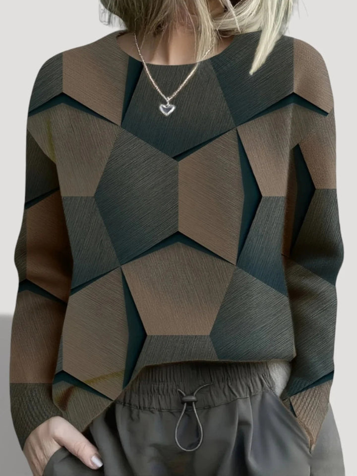 Ladies Patterned Sweater