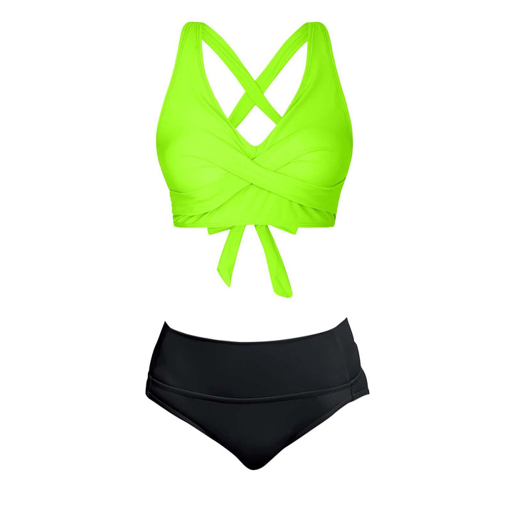 Women's Two-Piece Swimsuit with Floral Design Mune Fashion