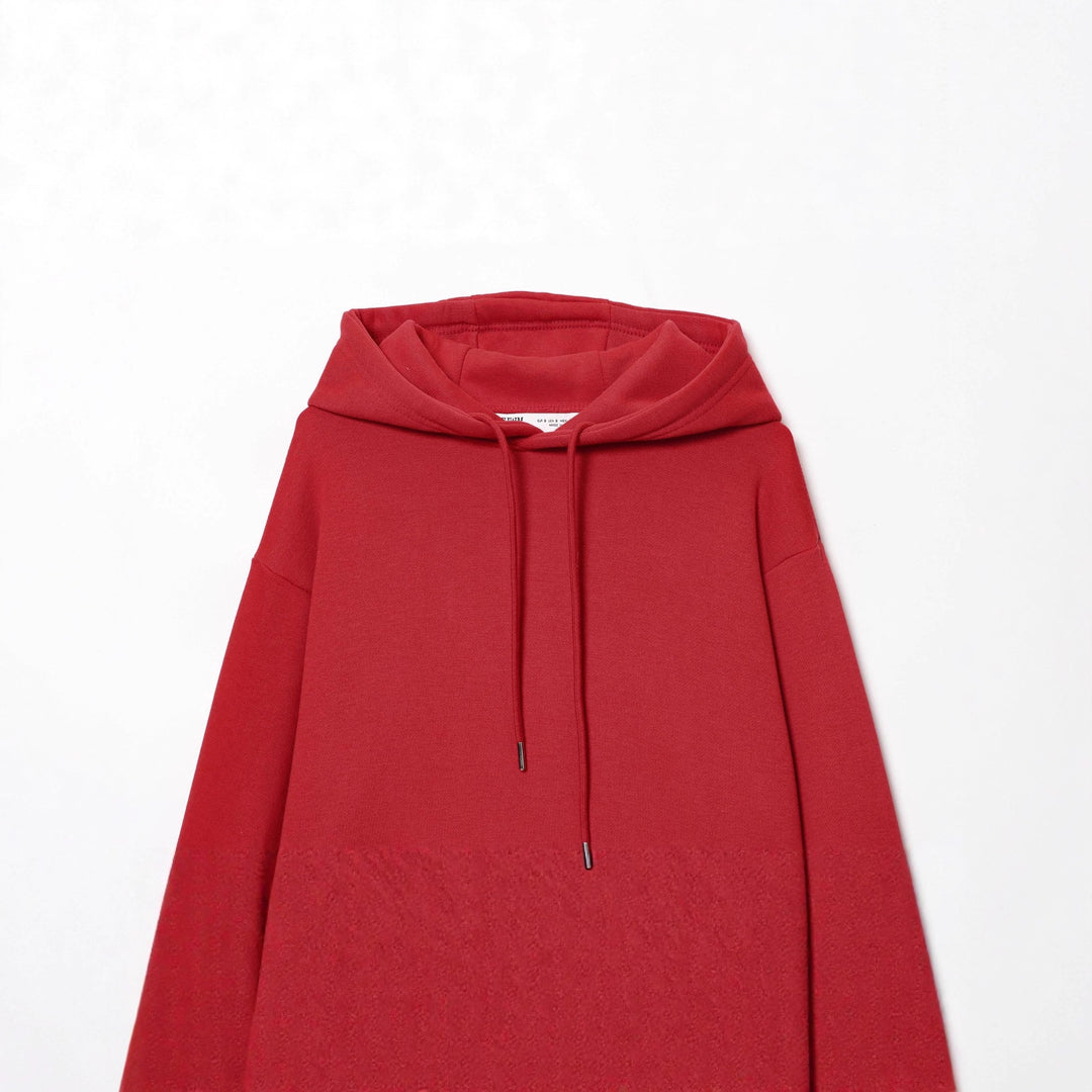 Women Oversize Hoodie made of heavy cotton blend with kangaroo pocket and drawstring Mune Fashion