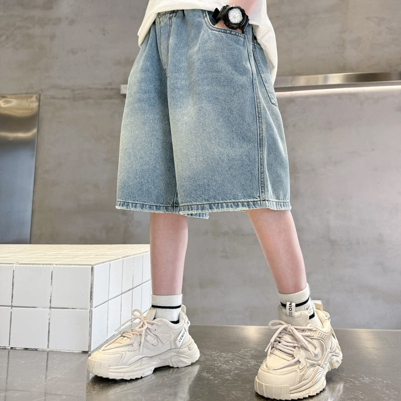 Boys Denim Shorts with practical pockets and cool design Mune Fashion