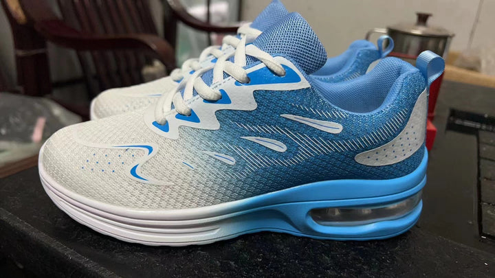 Women's nan performance-oriented fitness sneakers with visible air cushioning and seamless knit upper material Mune Fashion