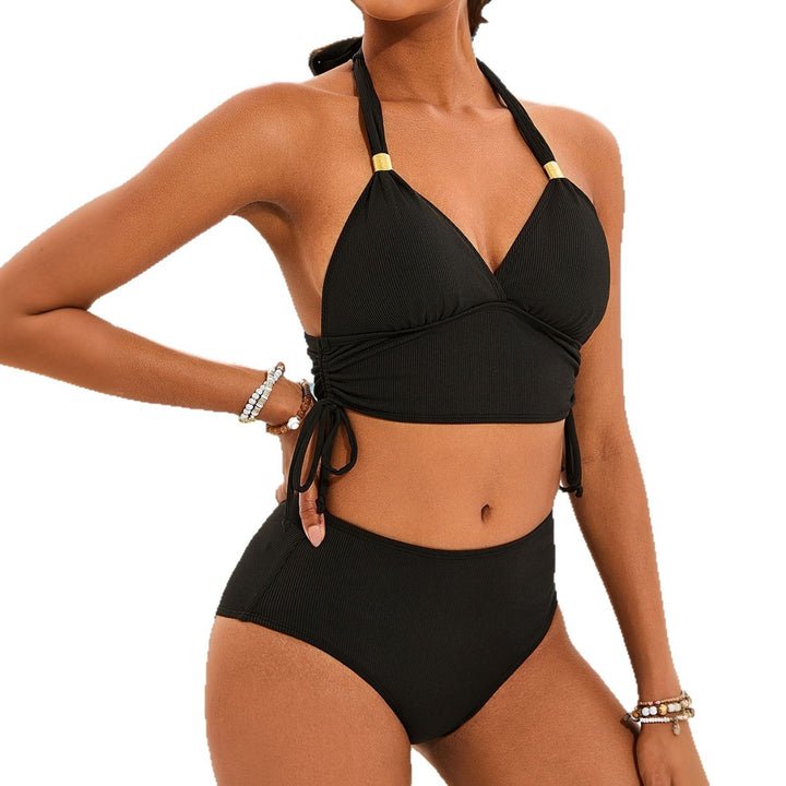 Women's High-Waisted Bikini with Wrap Top Mune Fashion