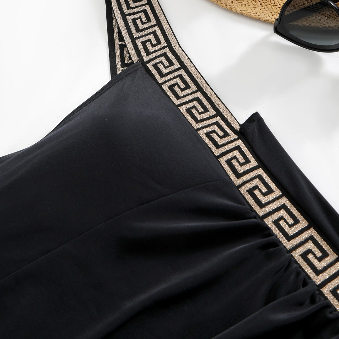 Women's One-Piece Swimsuit with Refined Ruffle Details Mune Fashion