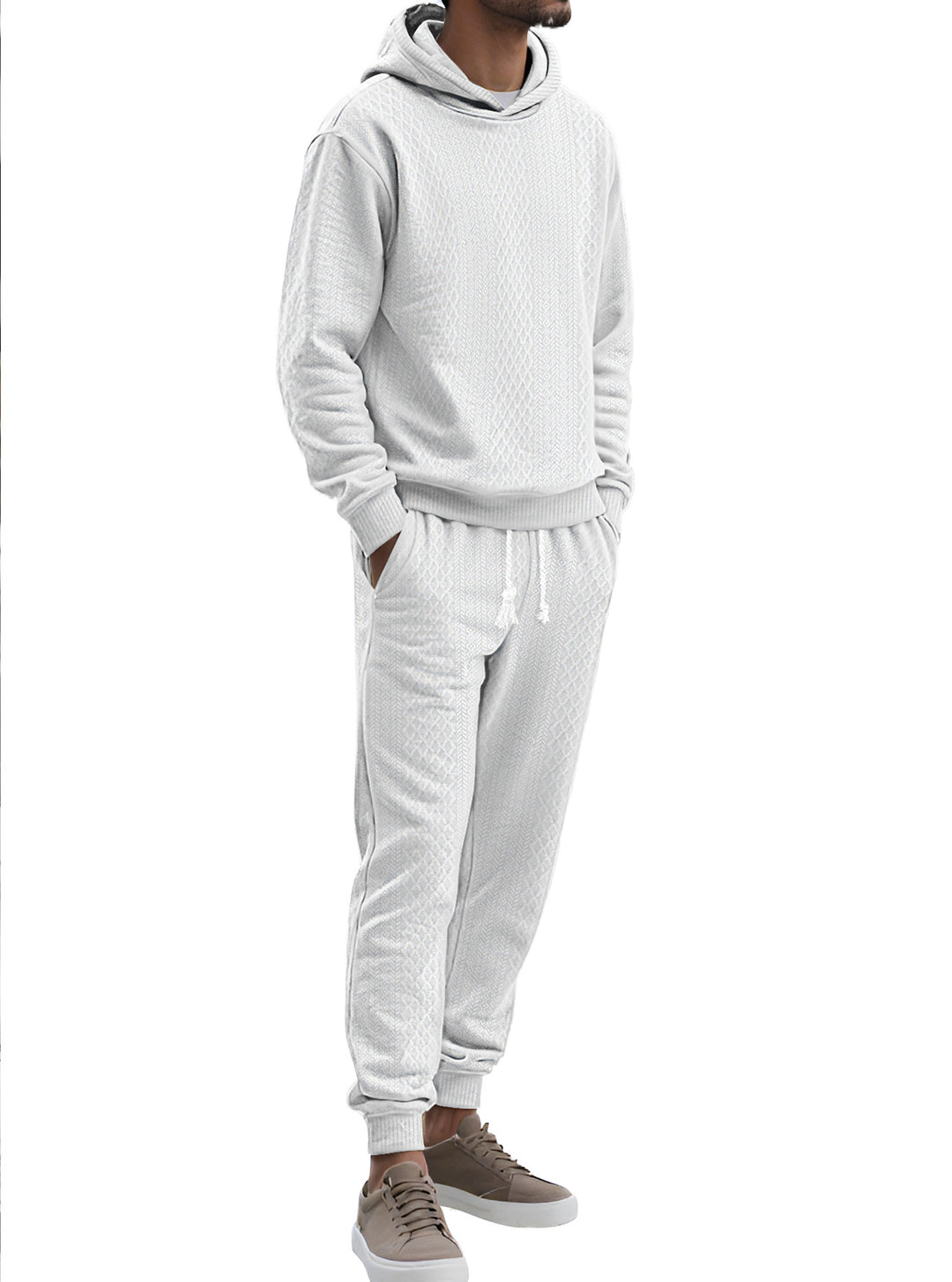 Men's Structured Lounge Set with Hoodie and Joggers Mune Fashion