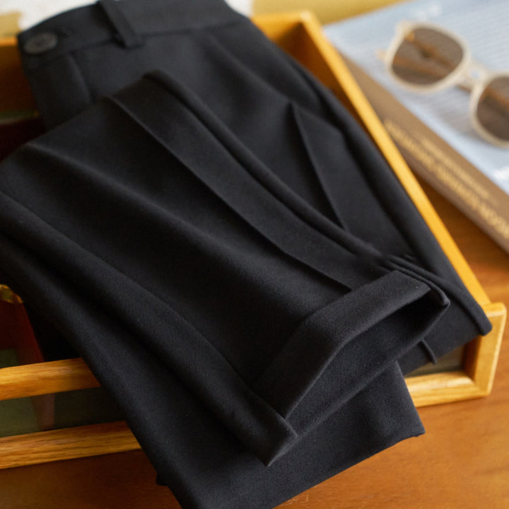 Women High-waisted Casual Pants Mune Fashion