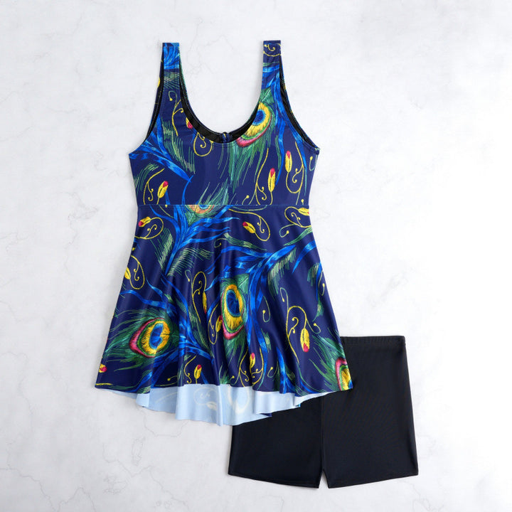 Women's tankini top with side gathering detail Mune Fashion