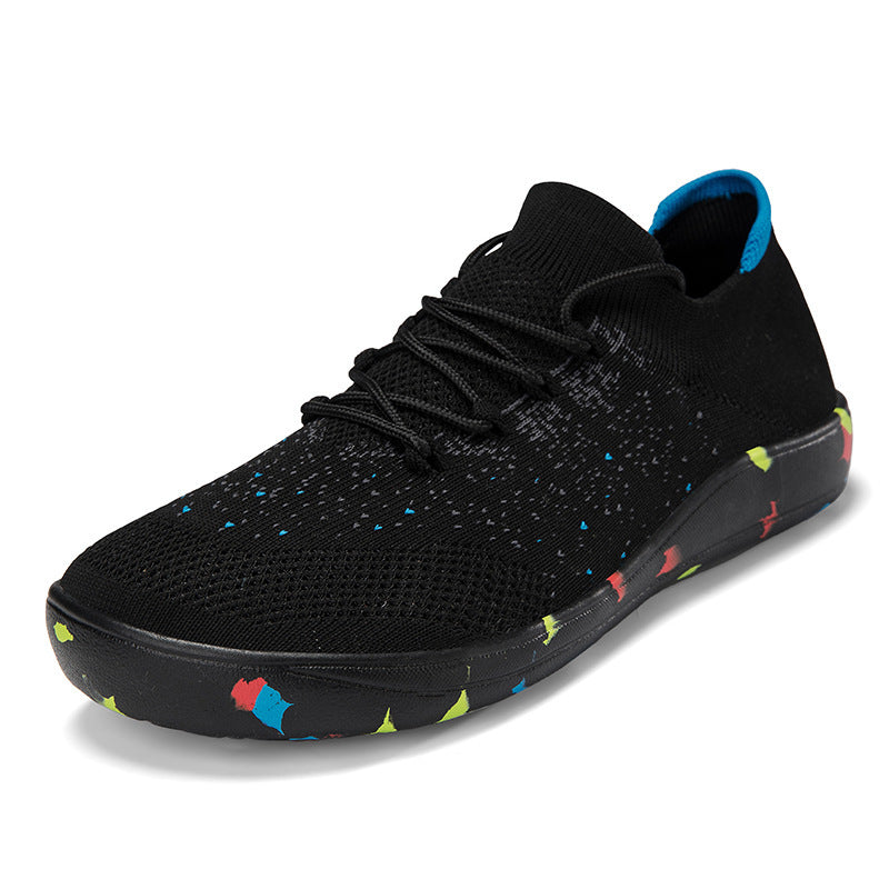 Men's nan urban knit sneakers with elastic mesh collar, shock-absorbing EVA sole and pull loop Mune Fashion