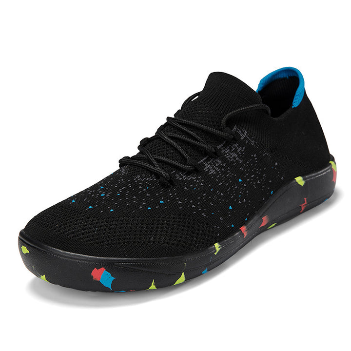Men's nan urban knit sneakers with elastic mesh collar, shock-absorbing EVA sole and pull loop Mune Fashion