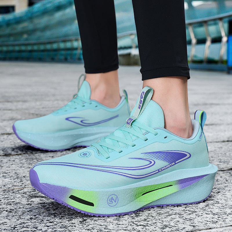 Unisex flowing Race Performance sneakers with high-profile reactive foam midsole and seamless lightweight knit upper Mune Fashion