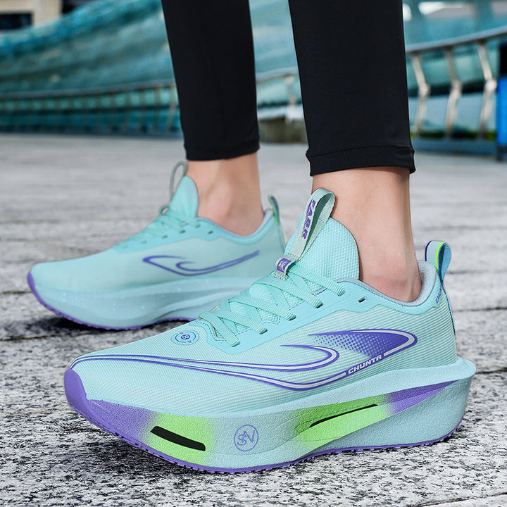 Unisex flowing Race Performance sneakers with high-profile reactive foam midsole and seamless lightweight knit upper Mune Fashion