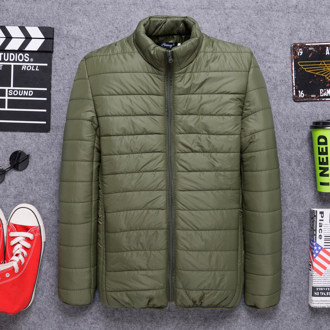 Men's nan ultra-light padded jacket with stand-up collar and full zip Mune Fashion