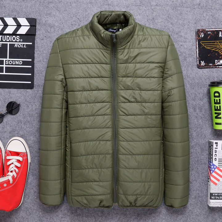Men's nan ultra-light padded jacket with stand-up collar and full zip Mune Fashion