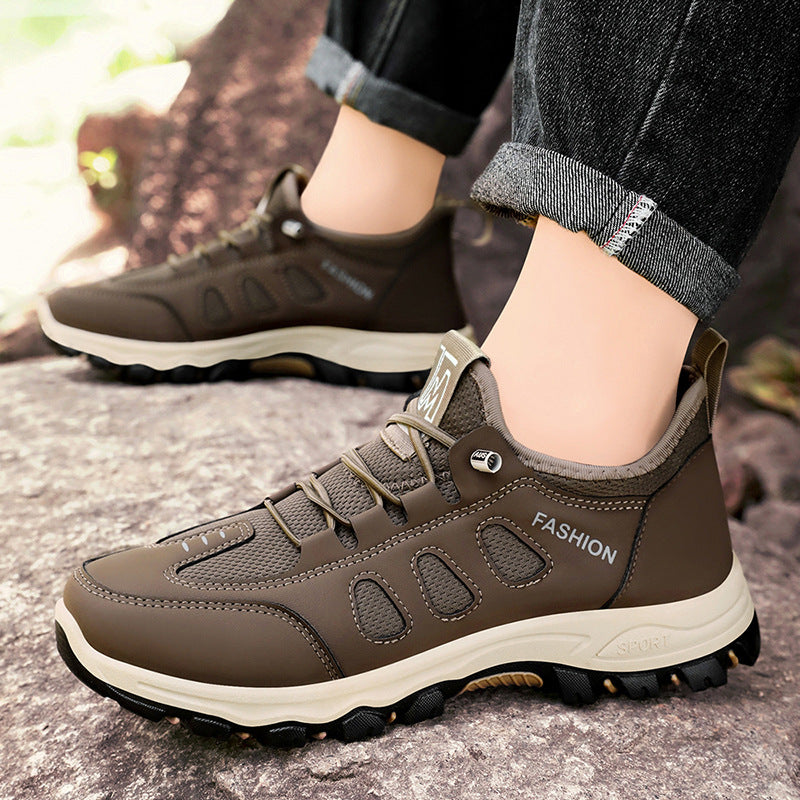 Men's lightweight breathable outdoor trail sneakers with slip-resistant sole Mune Fashion
