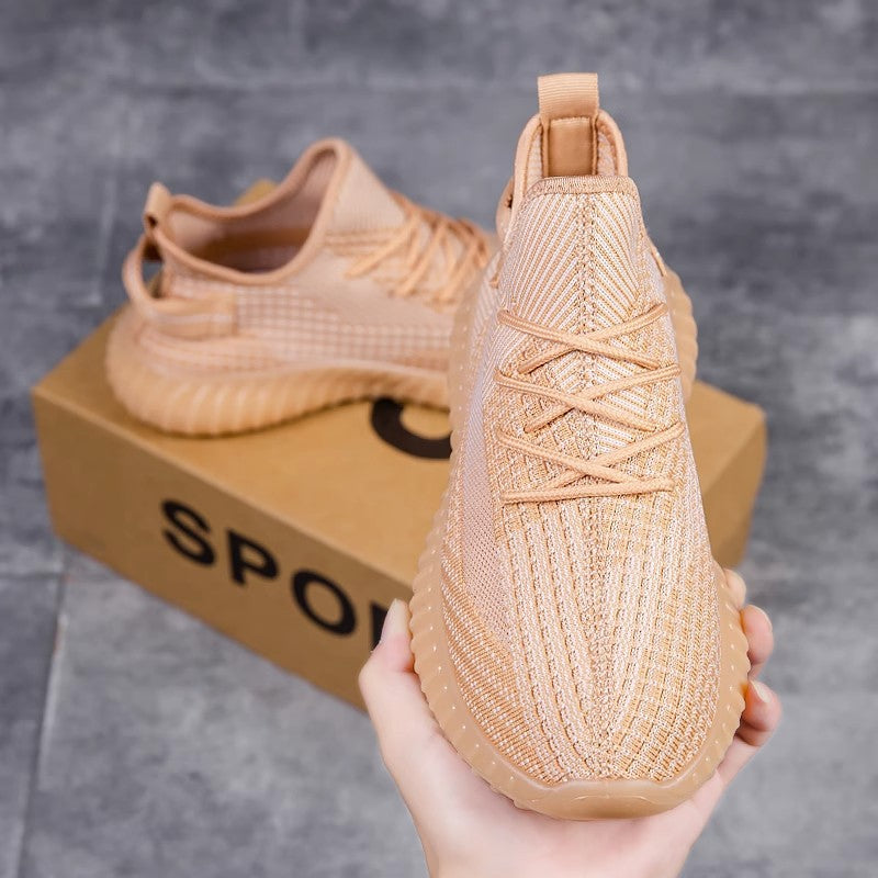 Unisex Knit Sneakers with sock-like shaft and profiled rubber sole Mune Fashion