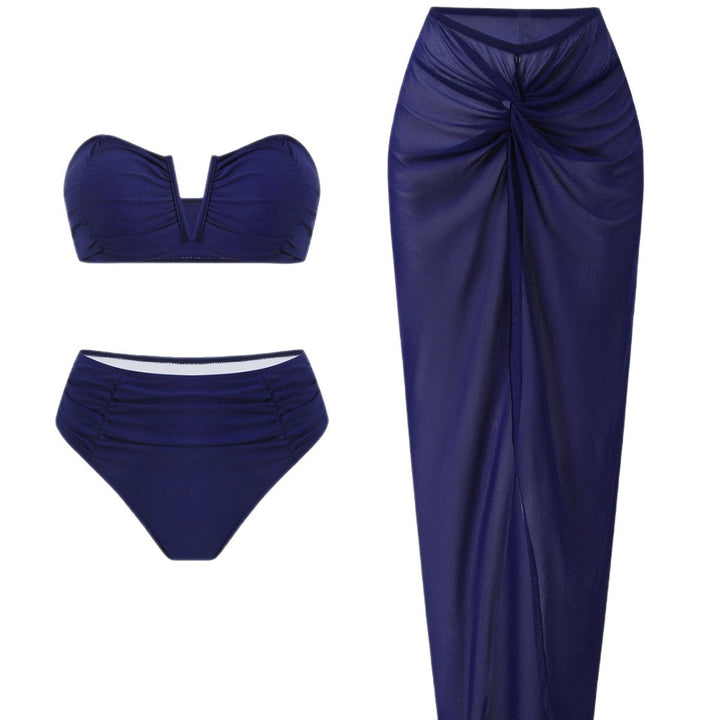 Women's Swimsuit Set with Elegant Skirt by Mune Fashion