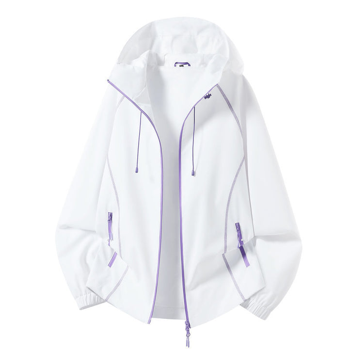 Ladies Lightweight Sports Jacket with Hood Mune Fashion