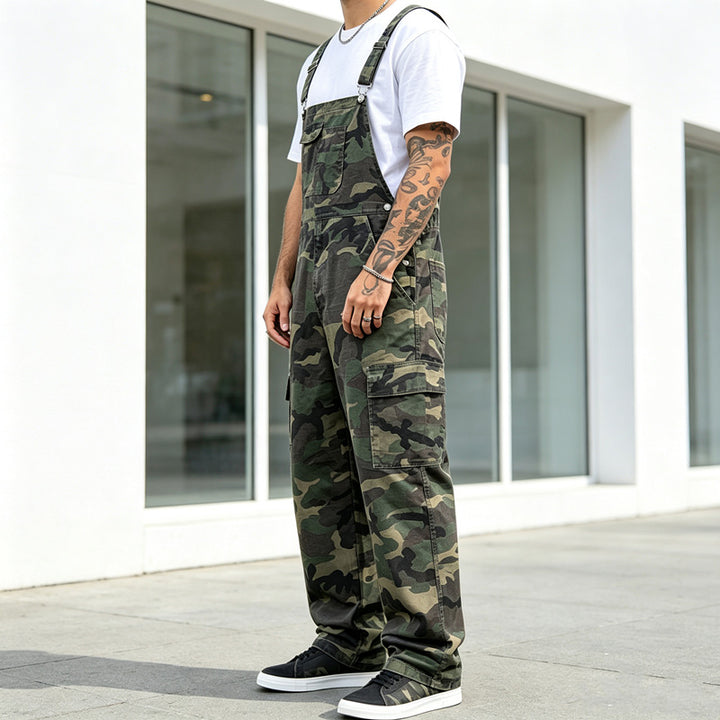 Men's Fashion Camouflage Overalls Mune Fashion