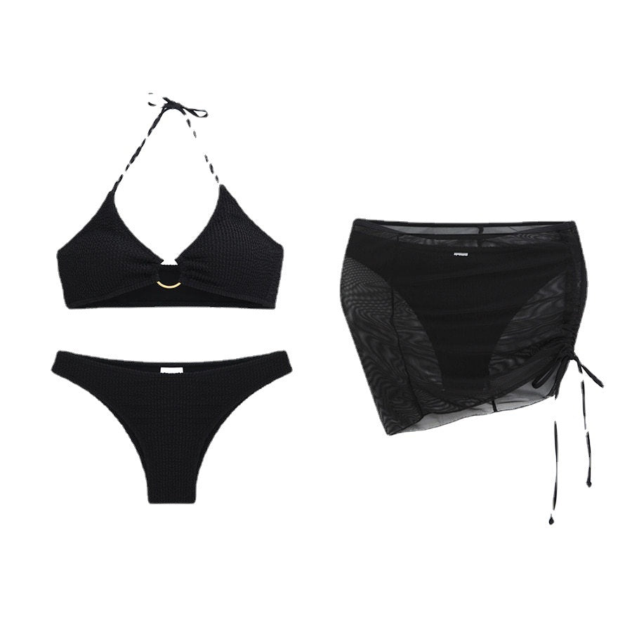 Ladies set with crinkled top and skirt Mune Fashion