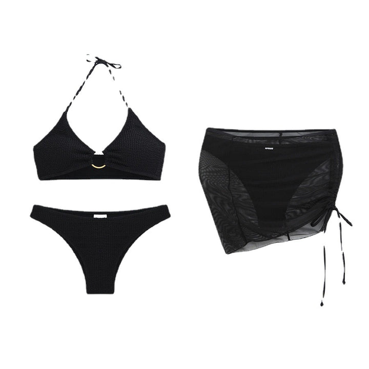 Ladies set with crinkled top and skirt Mune Fashion