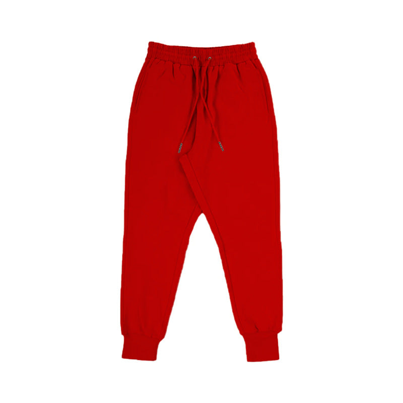 Unisex nan Jogging pants with a drop crotch, elastic drawstring waistband, and ribbed cuffs Mune Fashion