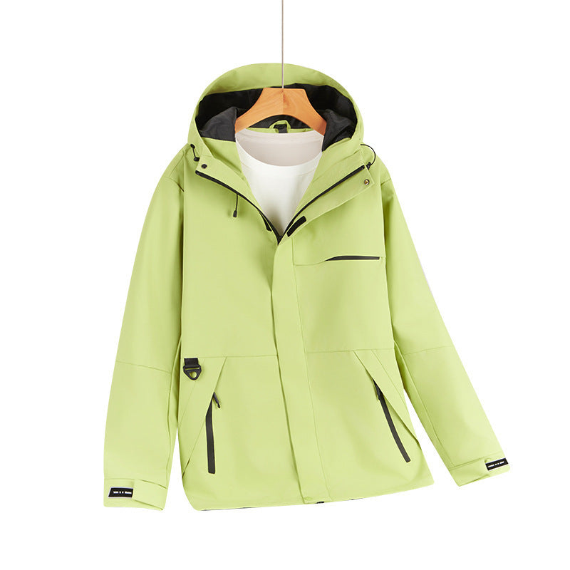 Men's Water-Repellent Softshell Hoodie Jacket with Concealed Zippers and Urban Cut Mune Fashion