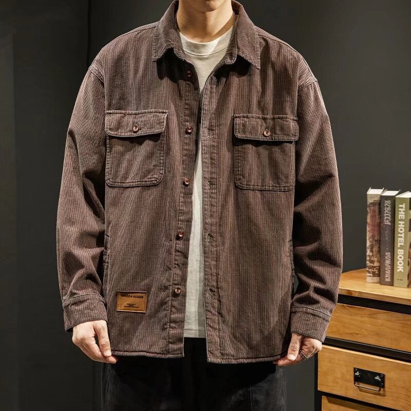 Men's Cord Jacket with Pockets Mune Fashion