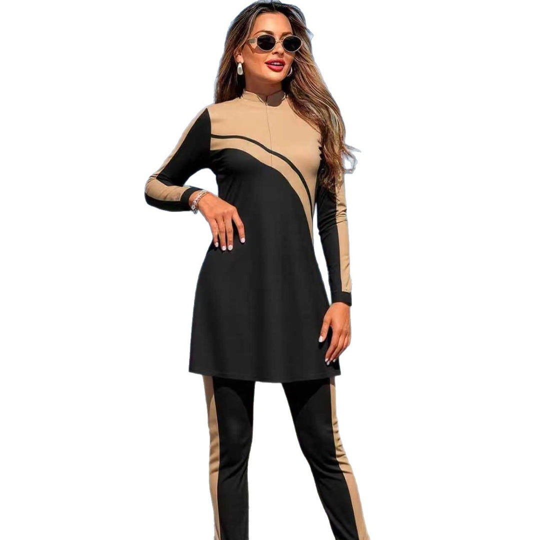 Women's sports top with elegant leggings Mune Fashion