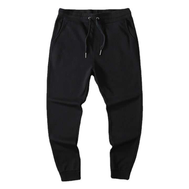 Men's Slim-Fit Fleece Jogging Pants with Elastic Waistband, Drawstring and Brushed Inside Mune Fashion