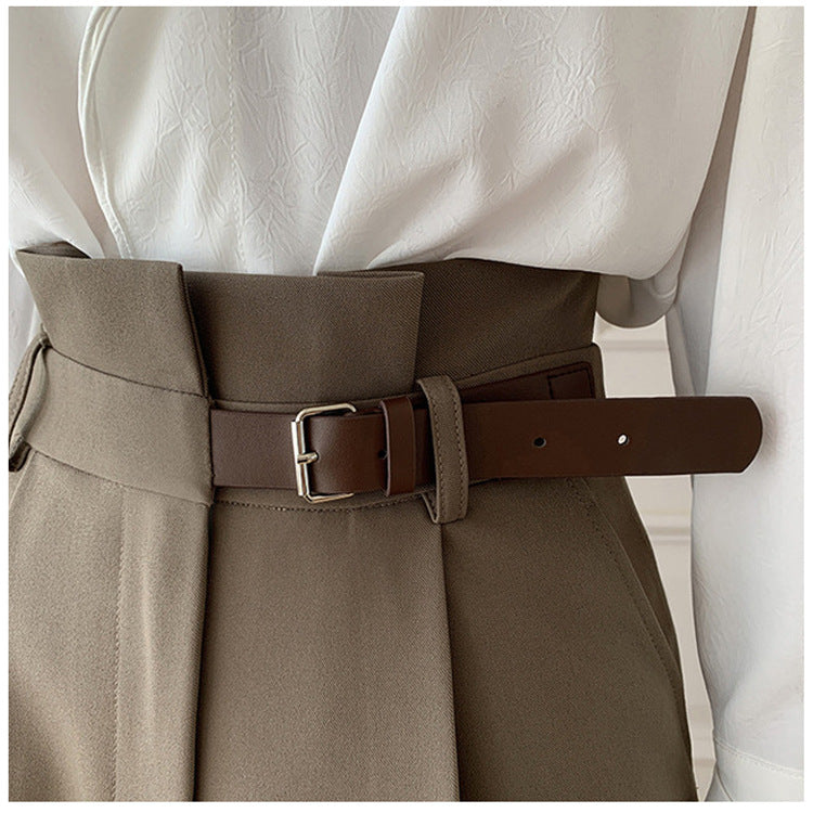 Women High-Waisted Dress Pant Mune Fashion