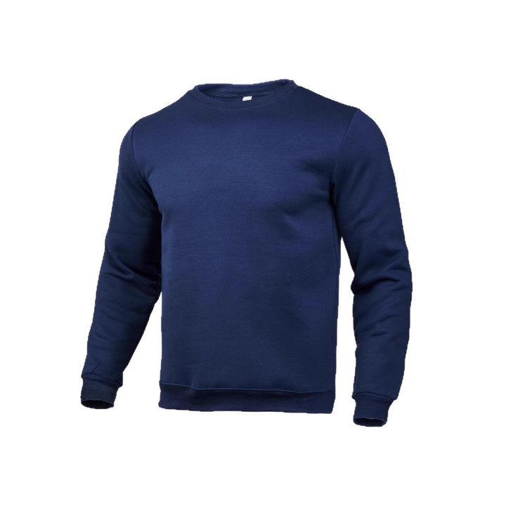 Men's nan classic round neck sweatshirt with soft fleece inner lining, ribbed hem, and reinforced seams Mune Fashion