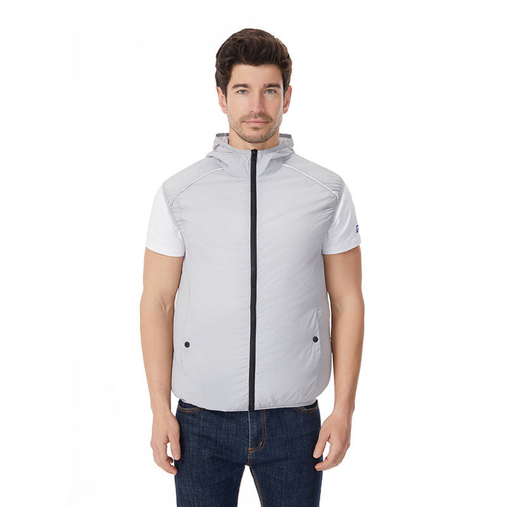 Men's nano lightweight waterproof hooded jacket windproof with reflective details Mune Fashion