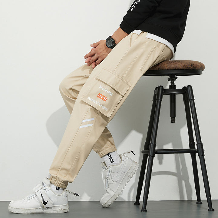 Men's Urban Camouflage Jogger with Utility Pockets and Elastic Ankle Hem Mune Fashion