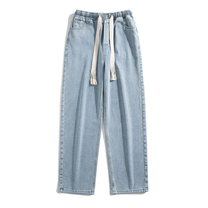 Men's Comfortable and Casual Denim Trousers with Wide Leg Mune Fashion