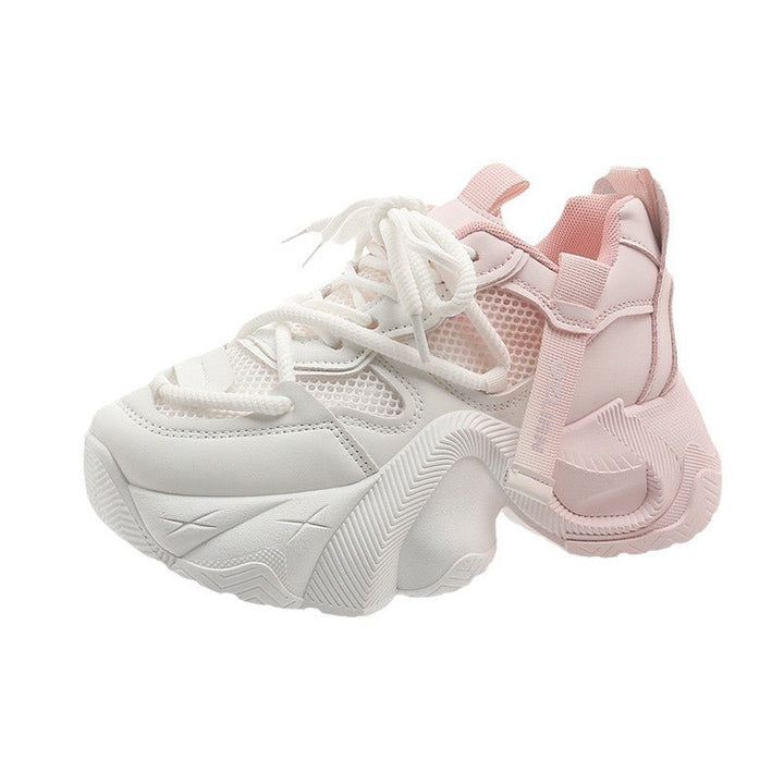 Women's sporty chunky sneakers with breathable mesh upper and flexible sole Mune Fashion