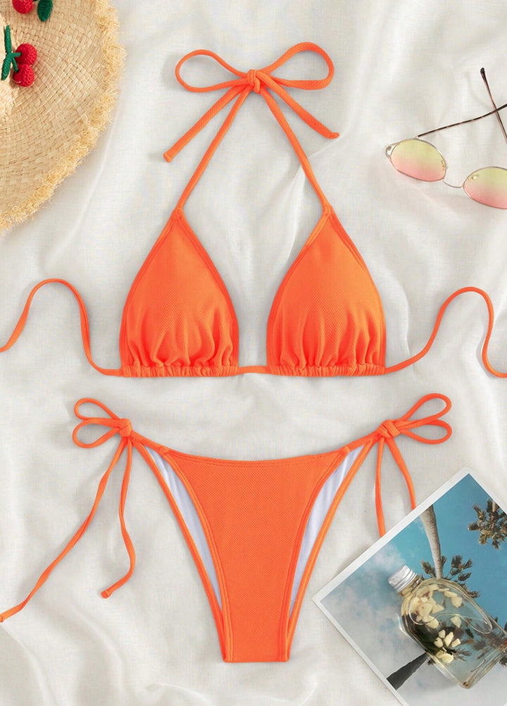 Women Triangle Bikini with adjustable ties Mune Fashion