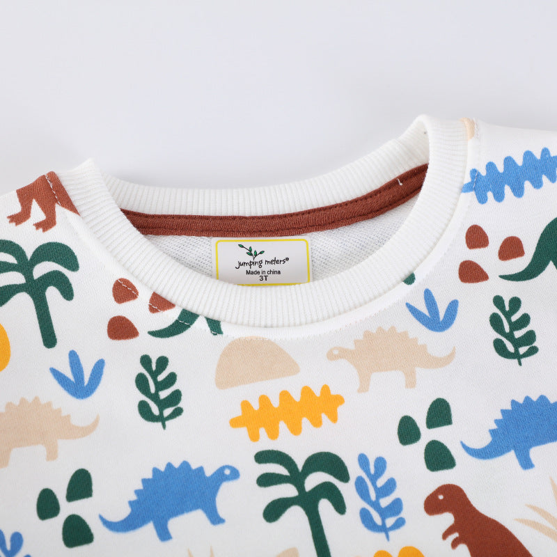 Boys sweatshirt with vibrant dinosaur pattern Mune Fashion