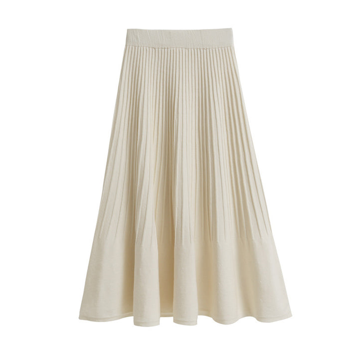 Ladies Pleated A-Line Skirt Mune Fashion