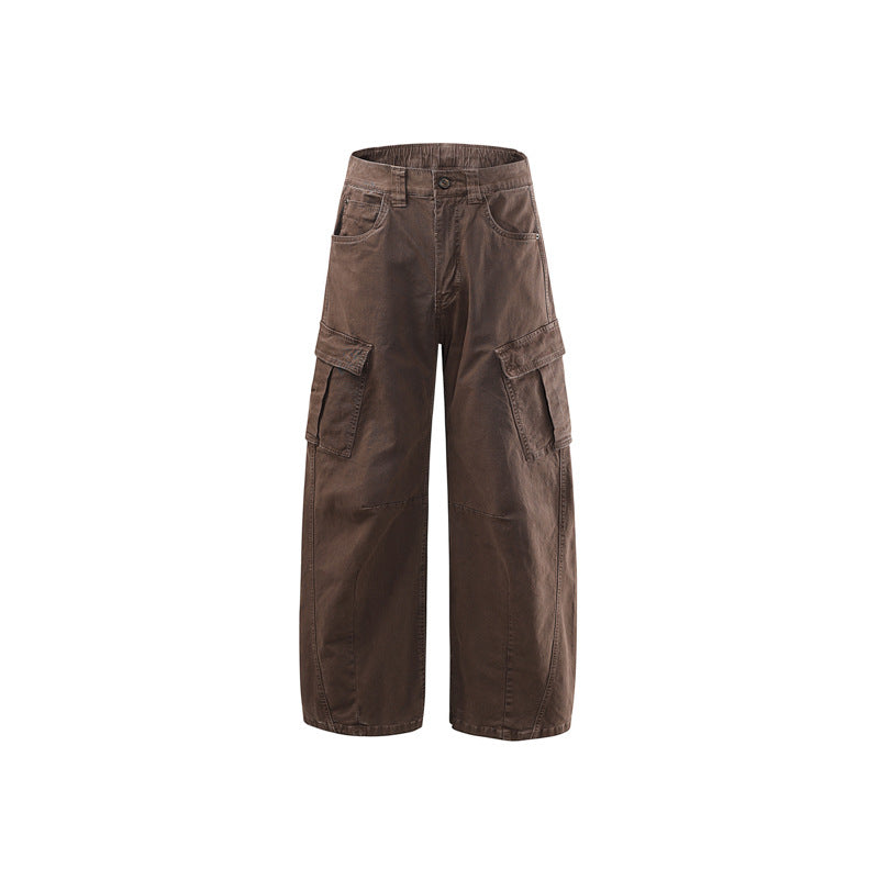 Damen Weite Baumwoll‑Cargo‑Culotte mit Multifachtaschen Mune Fashion