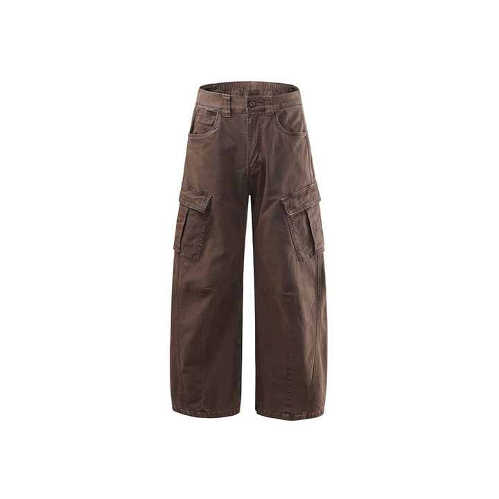 Damen Weite Baumwoll‑Cargo‑Culotte mit Multifachtaschen Mune Fashion