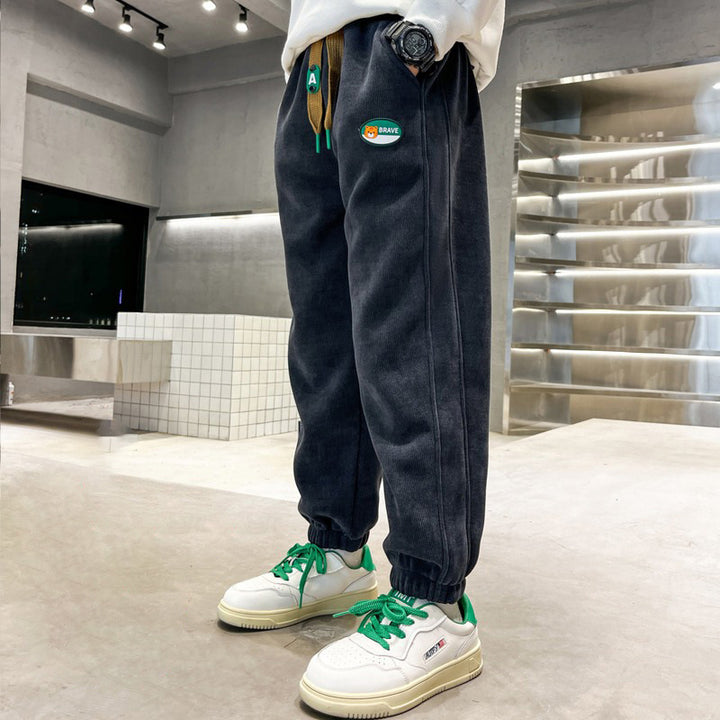 Unisex leisure jogging pants with elastic waistband Mune Fashion