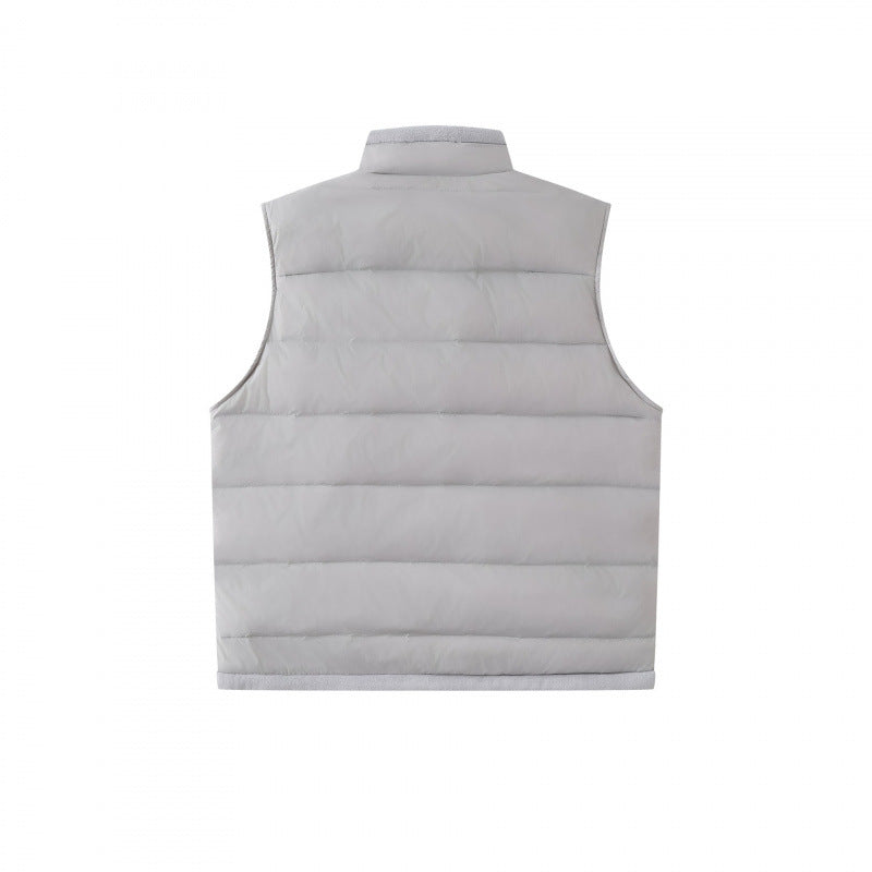Unisex Lightweight padded thermal vest with stand-up collar and zipper Mune Fashion