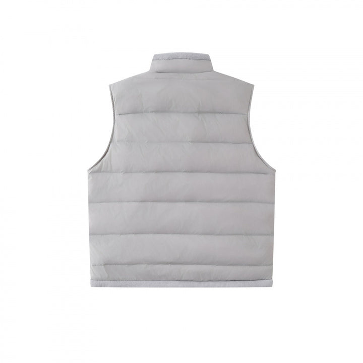 Unisex Lightweight padded thermal vest with stand-up collar and zipper Mune Fashion