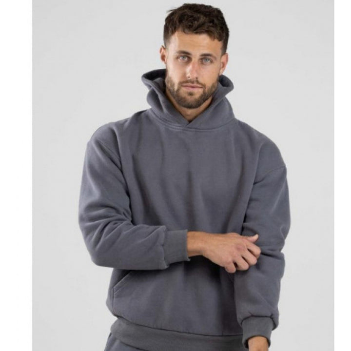 Women's oversized hoodie with kangaroo pocket and soft fleece lining Mune Fashion